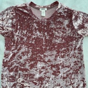 A forever 21 velvet shirt
